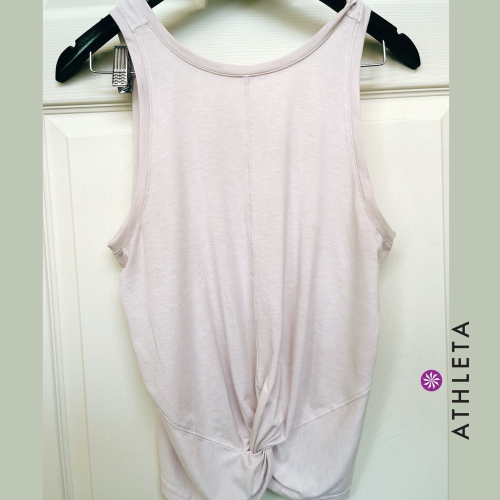 Athleta Essence Twist Front Low Back Tank MED